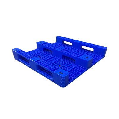 青い反スリップのHDPEのプラスチック パレット1100 x 1100 X食糧工場/港のための155