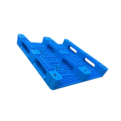 青いHDPEのRackable 1100 x 1100のプラスチック パレット医療機器の工場のために再生利用できる100%