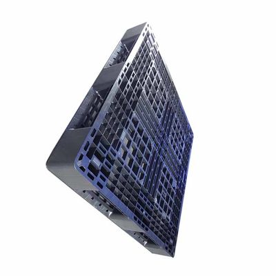 産業1100 x 1100のポリエチレン黒いプラスチック パレット3T動的負荷