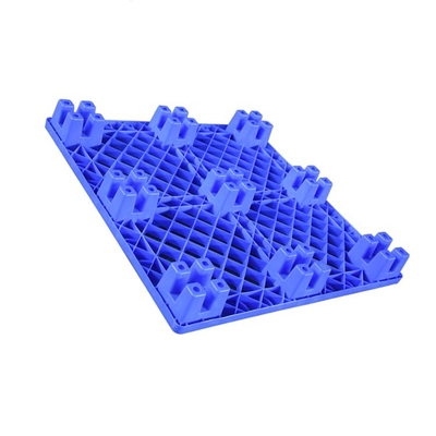 医学/食糧のための600Kg動的負荷1100 x 1100プラスチック パレットNestable青いHDPE