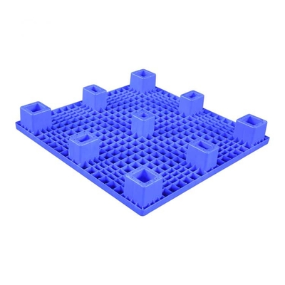 1000 x 1000 x 140平屋建家屋のプラスチック パレットNestable青いHDPE 600kgの負荷