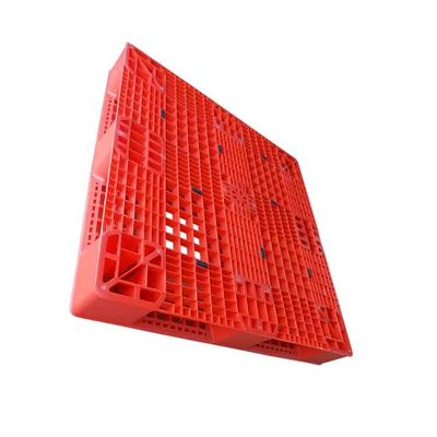1100 x 1100の産業プラスチック パレット赤いHDPE