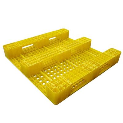 黄色いプラスチック パレット110x110cmプラスチック貯蔵パレット ヨーロッパの様式