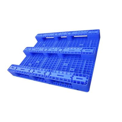 1400*1100はHDPE強いプラスチック パレット1500kg 3ランナーを注入した