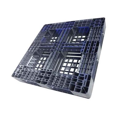 頑丈な黒いポリプロピレンのラッカブルのプラスチック パレット43x43