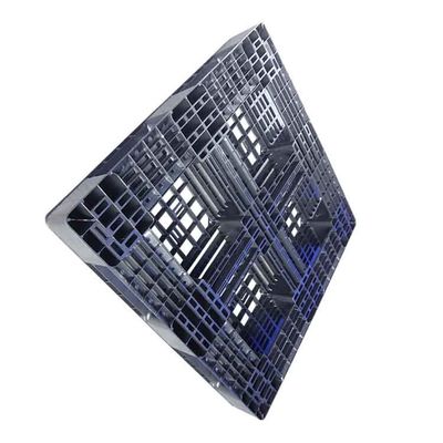 産業1100 x 1100のポリエチレン黒いプラスチック パレット3T動的負荷