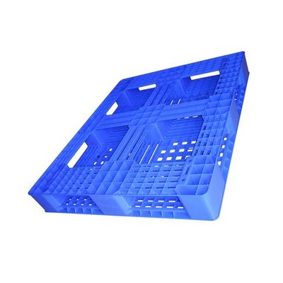 HDPEの青い固体安定したプラスチック パレット1200*1000ヨーロッパの様式大きさに関して