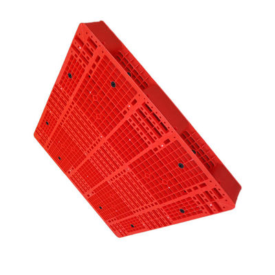 赤いプラスチック48X48 PEの倍の側面パレット6000Kg静的な四方フォークリフト