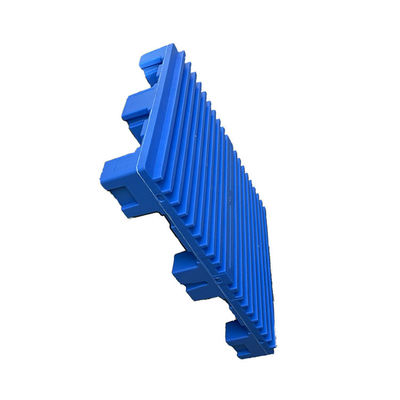 HDPE 1060x750 Rackable両面プラスチック パレット4000Kg兵站学