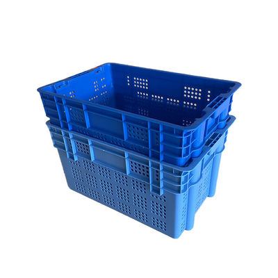 倉庫の市場のためのHDPEのプラスチックNestable積み重ねの木枠61x40