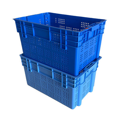 倉庫の市場のためのHDPEのプラスチックNestable積み重ねの木枠61x40