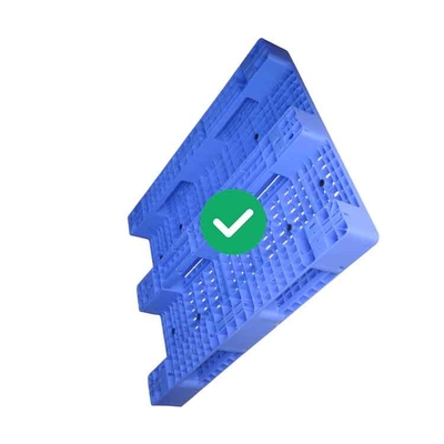 5T負荷青いプラスチック パレット1300X1100 HDPEによって冷やされている交通機関の鎖
