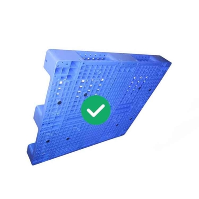 5T負荷青いプラスチック パレット1300X1100 HDPEによって冷やされている交通機関の鎖