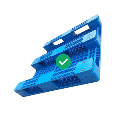 1200x1200 HDPEプラスチック出荷パレット再生利用できる衛生学1.2T負荷