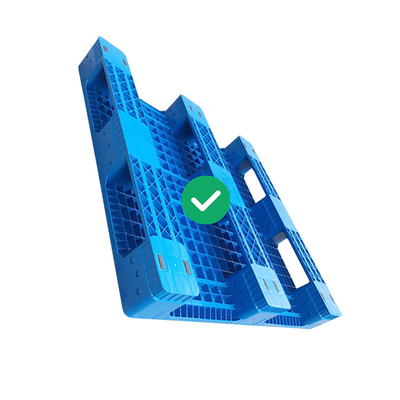 1.2X1.2mの再使用可能な移動木枠プラスチック パレットHDPEのプラスチック1.5T悩ます負荷