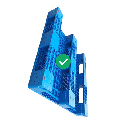 1.2X1.2mの再使用可能な移動木枠プラスチック パレットHDPEのプラスチック1.5T悩ます負荷