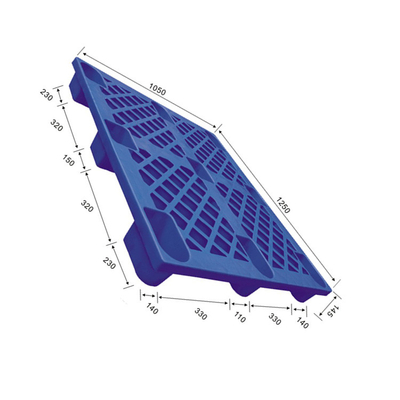 Thermoformed Nestableプラスチック パレット港のための釘無し1250X1050