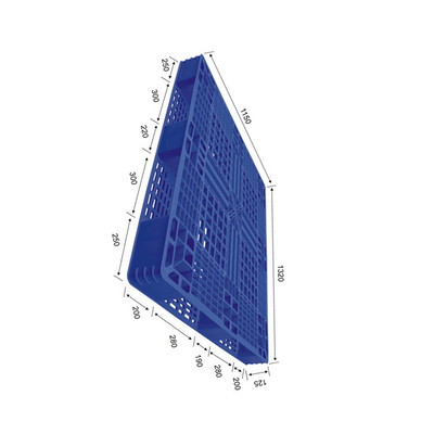 1320X1150プラスチック輸出パレットHDPEの倉庫1200Kgの原動力