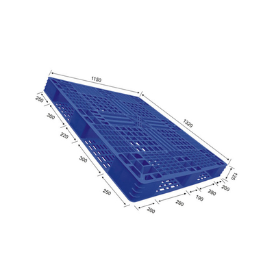HDPEの倉庫Nestableプラスチック パレット1320x1150 1200Kg原動力