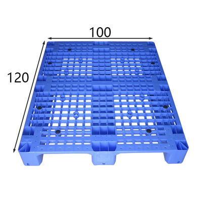 Rackableヨーロッパの標準的なプラスチック パレットは産業単一の直面されたパレットを換気する