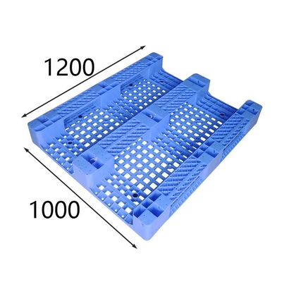スタティック ロード ヨーロッパの標準的なHDPE 6000のKgのRackableのプラスチック パレット青い1200x1000