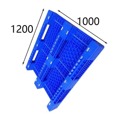 1200x1000 Nestableプラスチック パレット4方法記入項目ハロゲン1200のKgの棚の負荷非